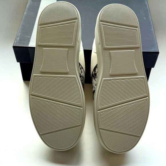NWT Roberto Cavalli “Cavalli Class” logo hardware white low top sneaker  Size 40 - Picture 6 of 15